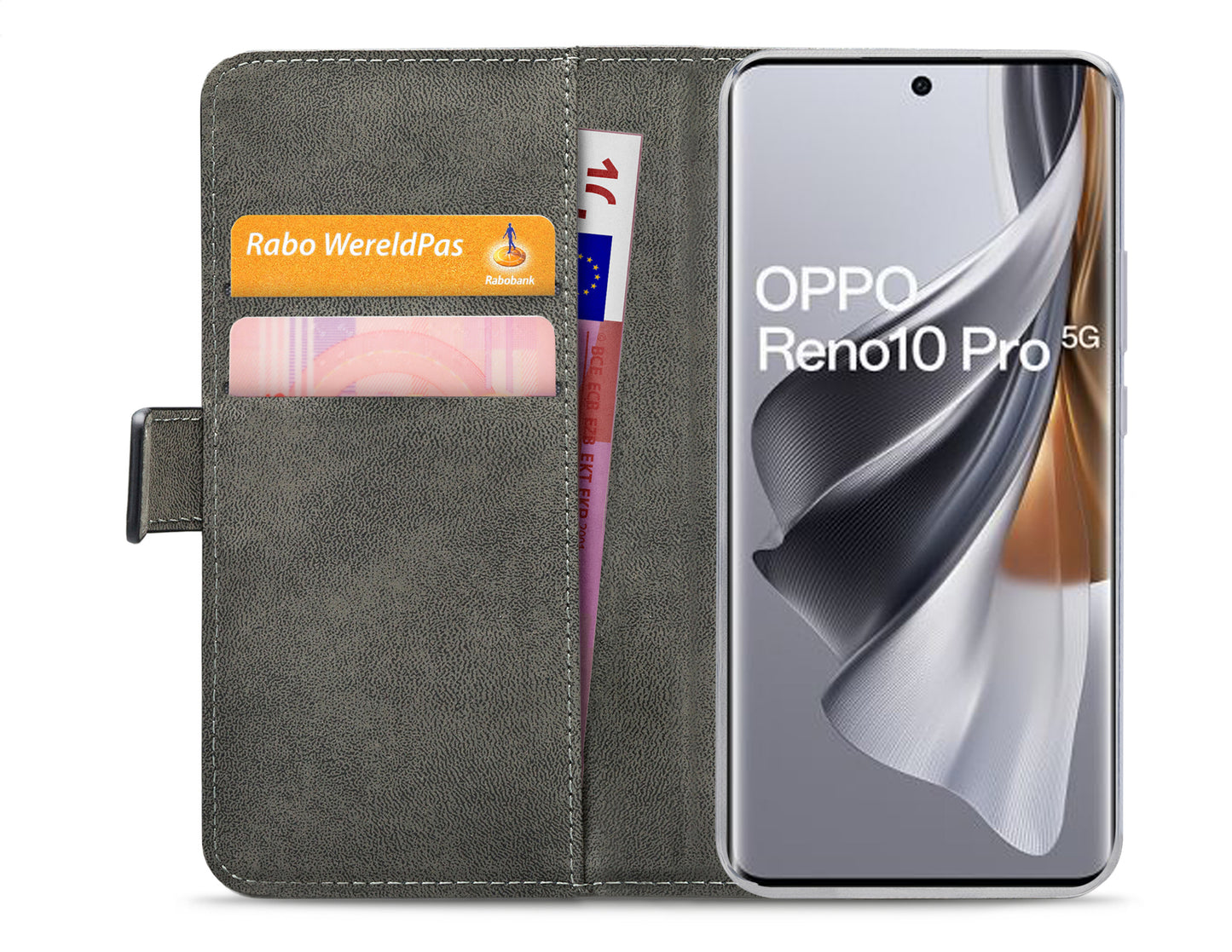 Mobilize Classic Gelly Wallet Book Case Oppo Reno10/Reno10 Pro 5G Black