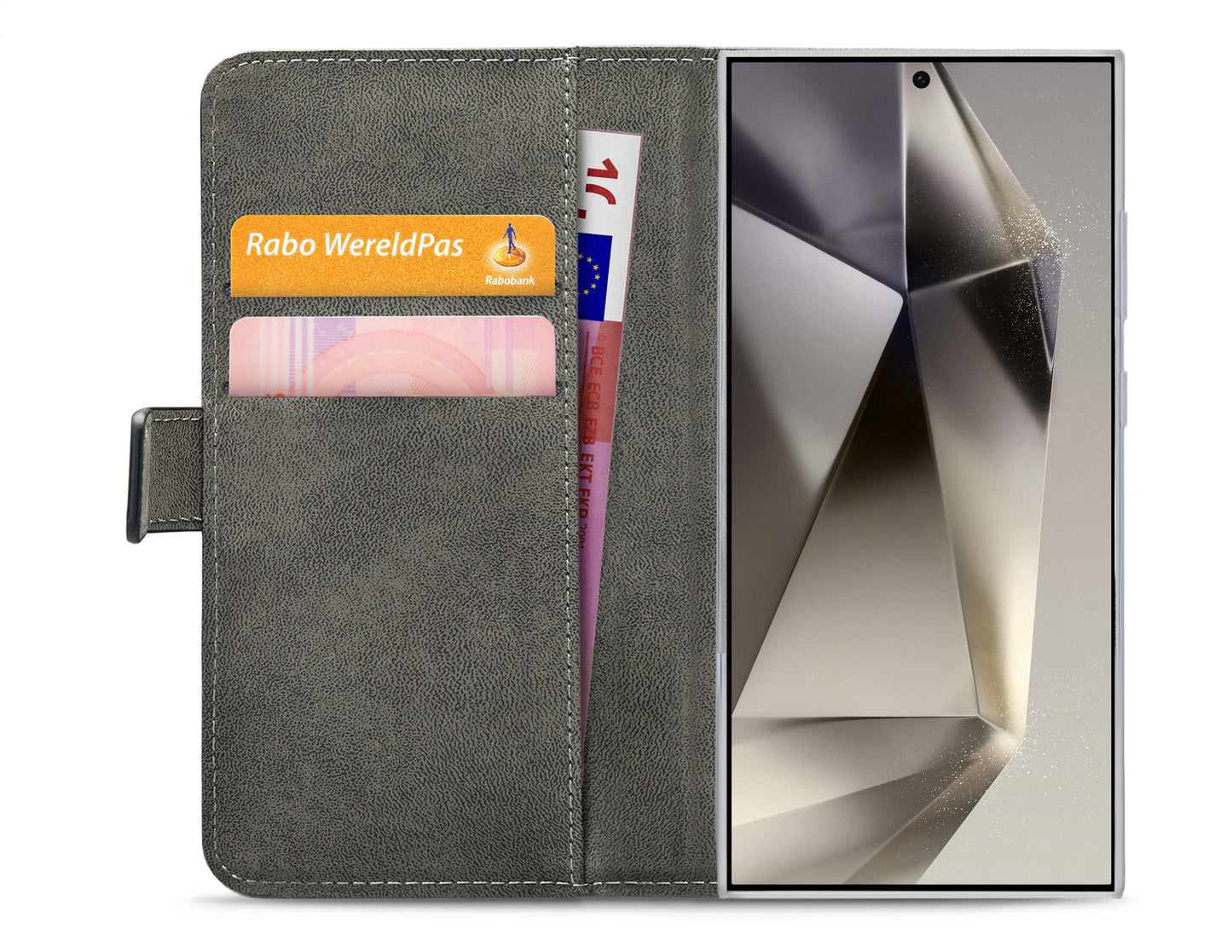 Mobilize Classic Gelly Wallet Book Case Samsung Galaxy S24 Ultra 5G Black