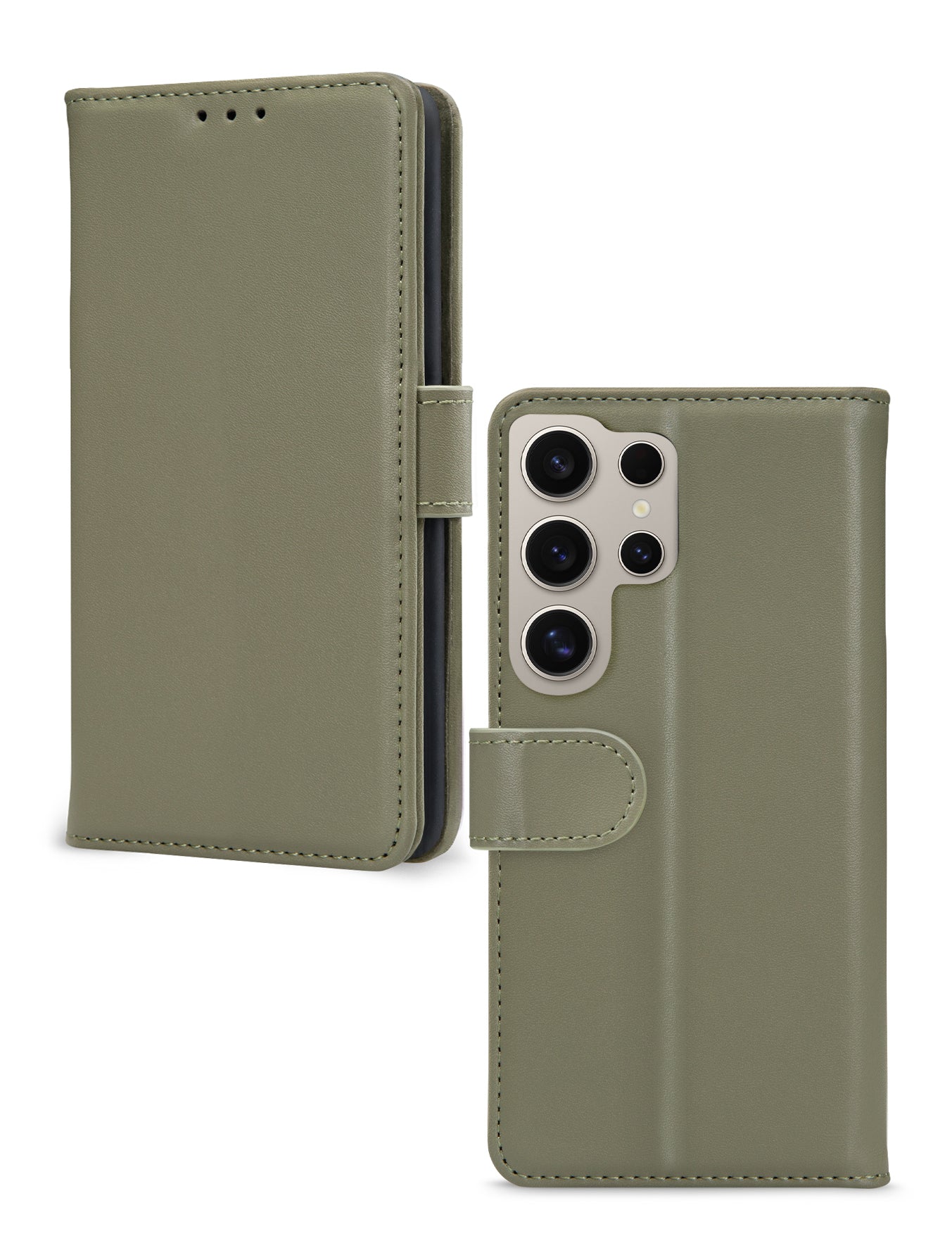 Mobilize Premium Gelly Wallet Book Case Samsung Galaxy S24 Ultra 5G Green