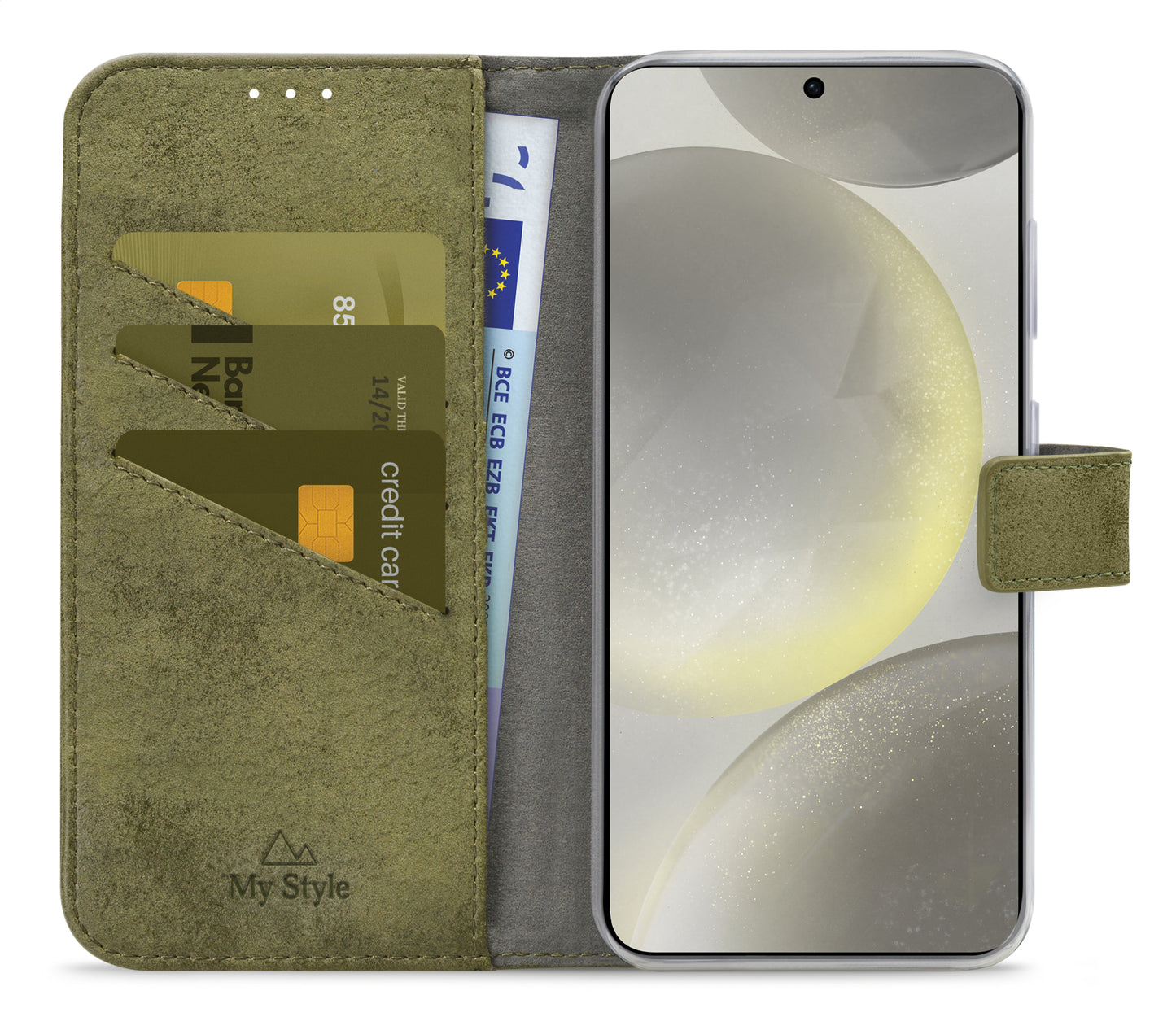My Style Flex Wallet For Samsung Galaxy S24+ 5G Olive