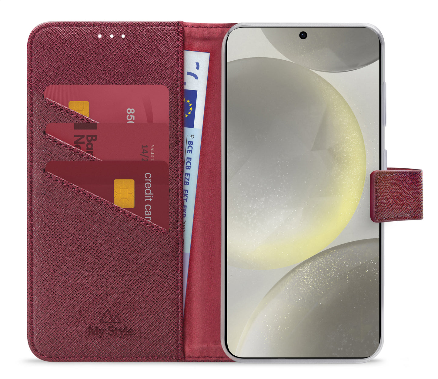 My Style Flex Wallet For Samsung Galaxy S24+ 5G Bordeaux