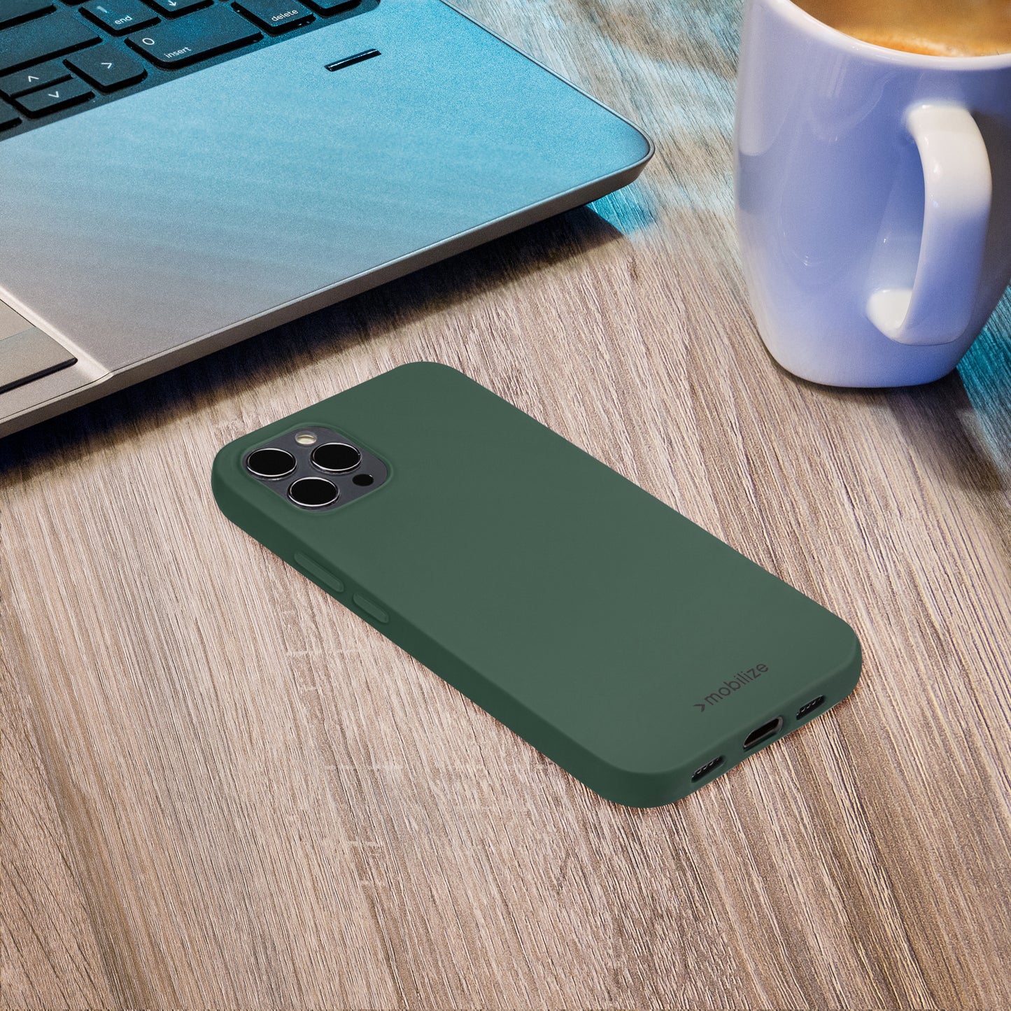 Mobilize Rubber Gelly Case Samsung Galaxy A55 5G Matt Green