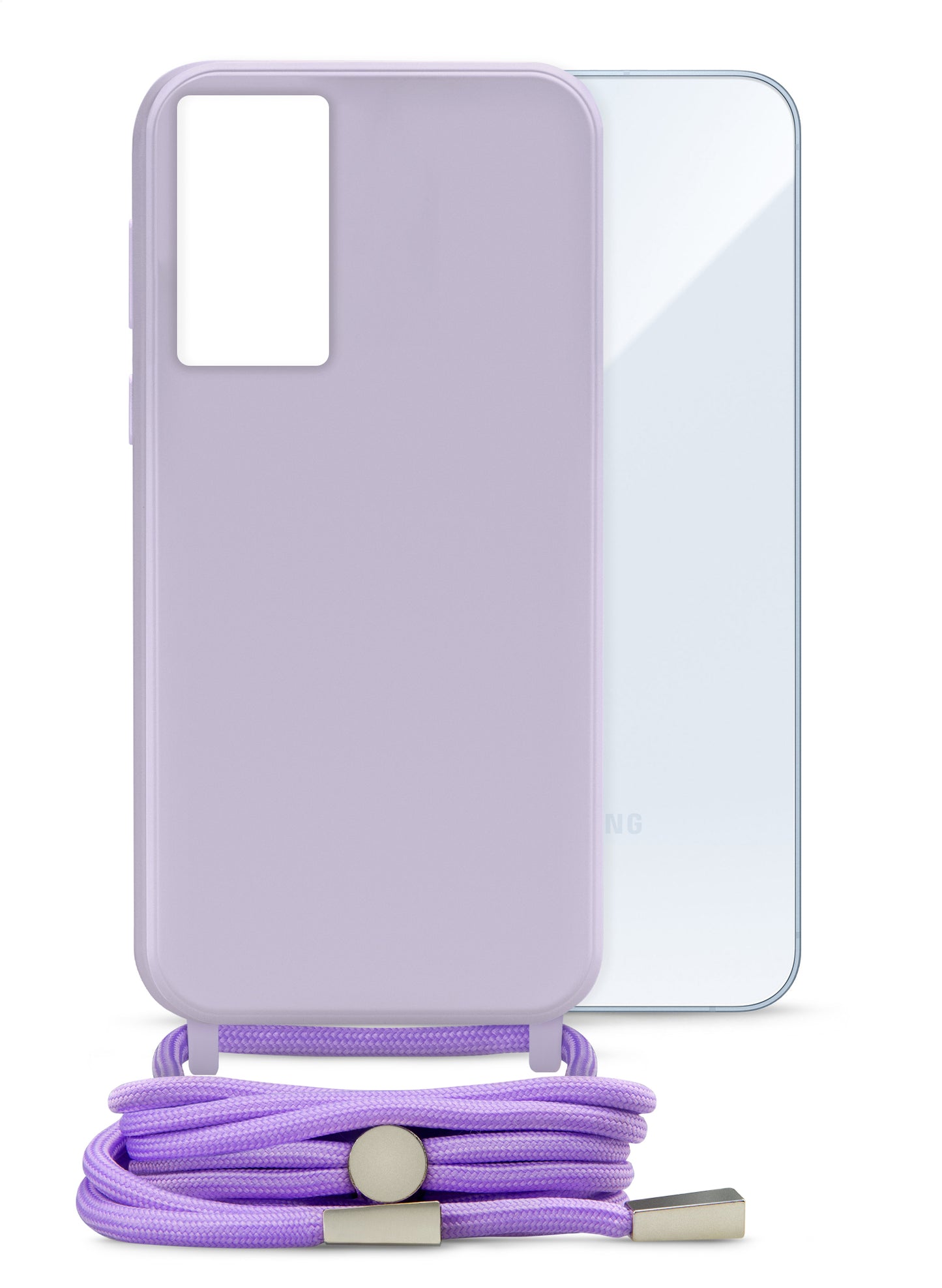 Mobilize Lanyard Gelly Case For Samsung Galaxy A55 5G Pastel Purple