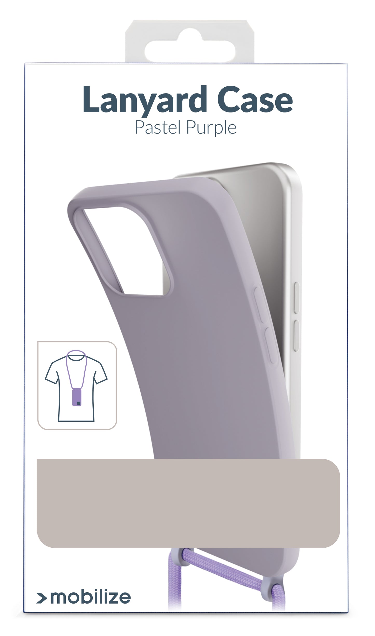 Mobilize Lanyard Gelly Case For Samsung Galaxy A55 5G Pastel Purple