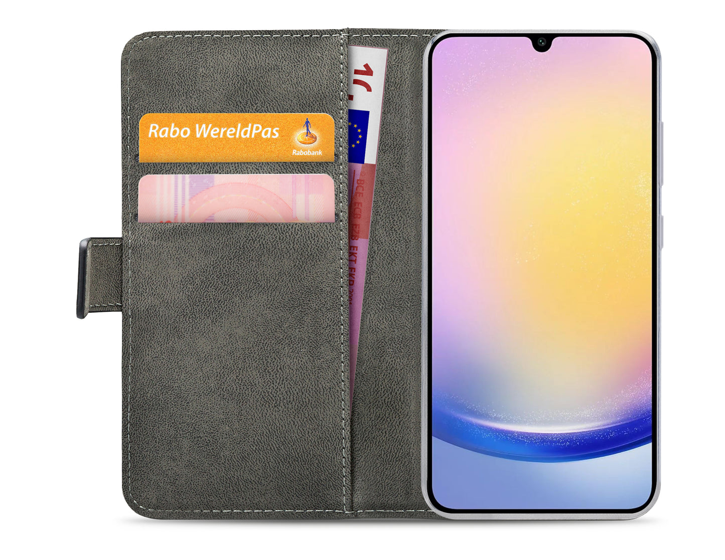 Mobilize Classic Gelly Wallet Book Case Samsung Galaxy A25 5G Black