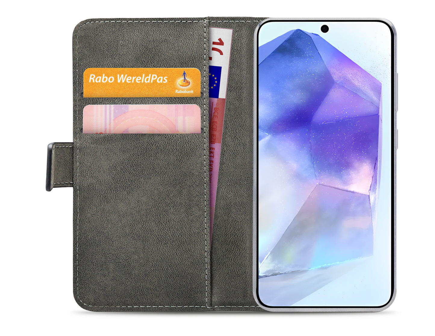 Mobilize Classic Gelly Wallet Book Case Samsung Galaxy A55 5G Black