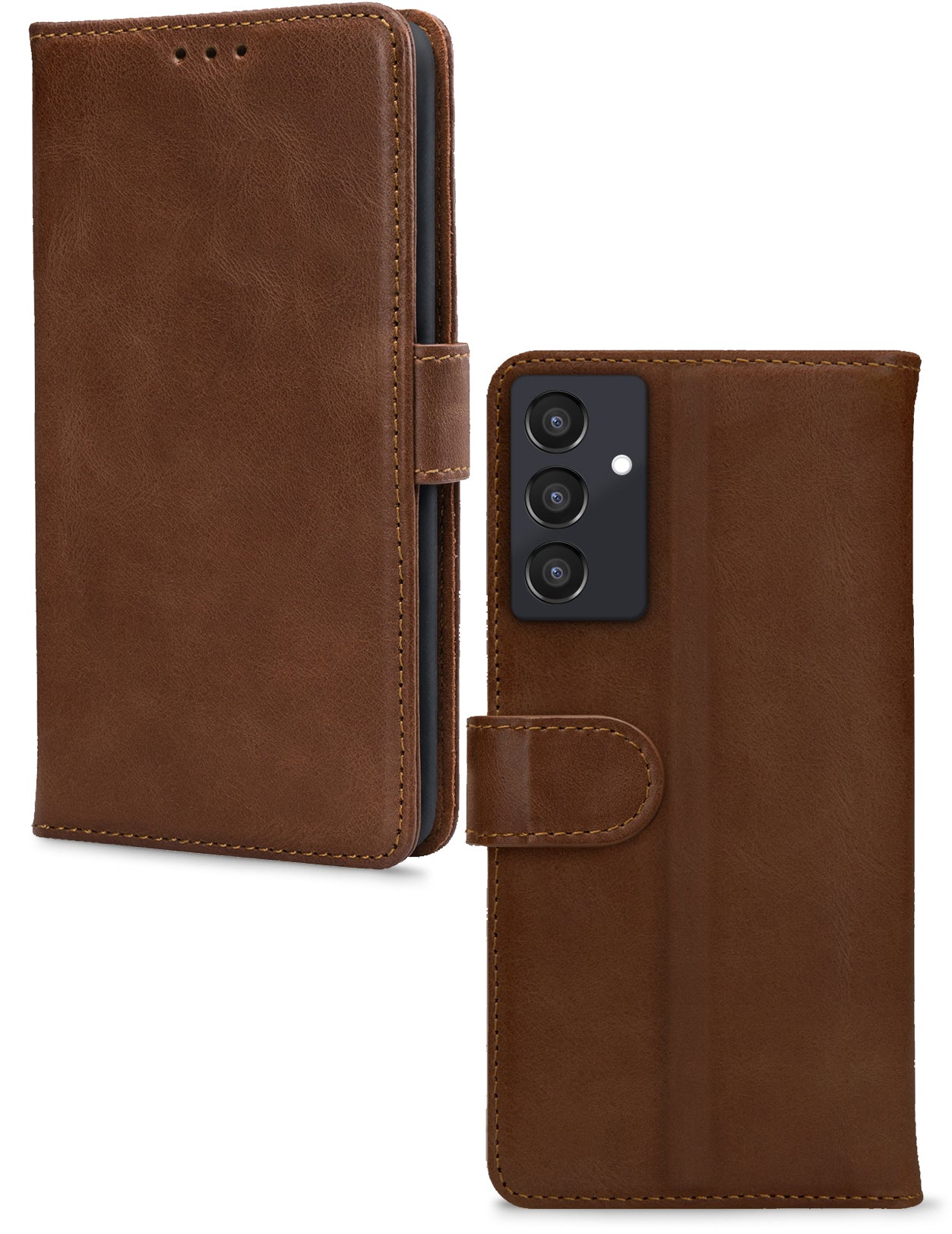 Mobilize Leather Wallet Samsung Galaxy A35 5G Brown