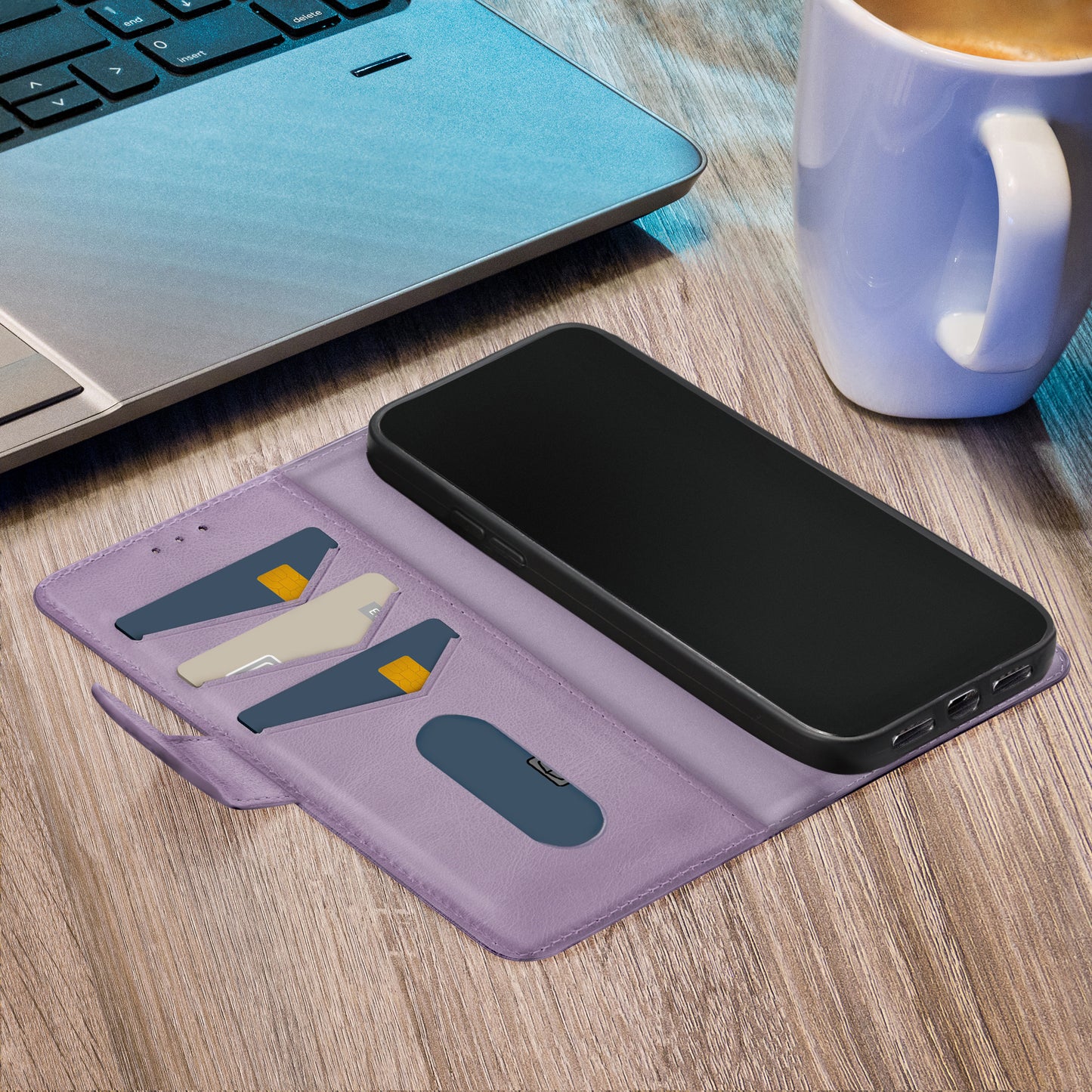 Mobilize Premium Gelly Wallet Book Case Samsung Galaxy A55 5G Purple
