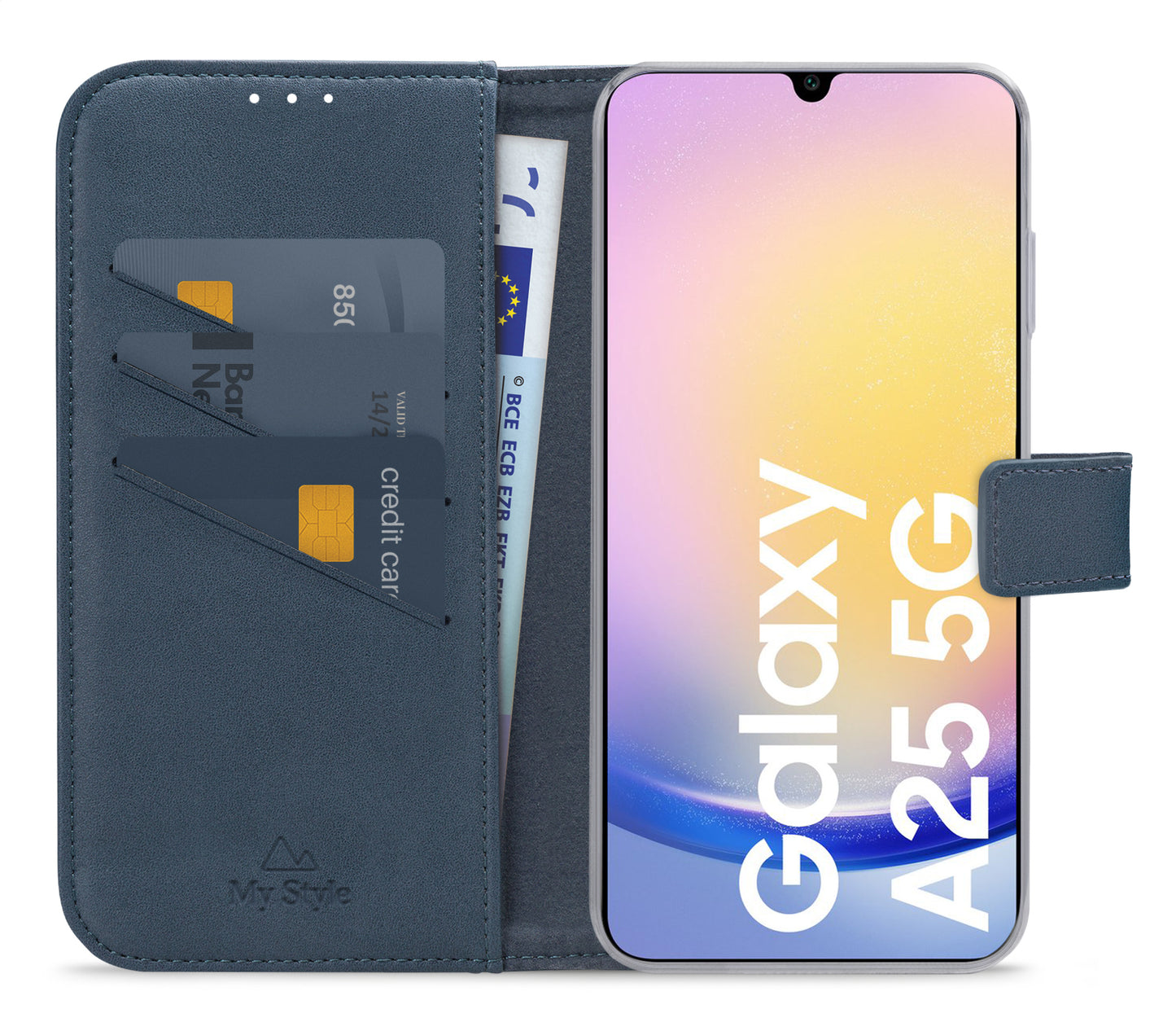 My Style Flex Wallet For Samsung Galaxy A25 5G Ocean Blue