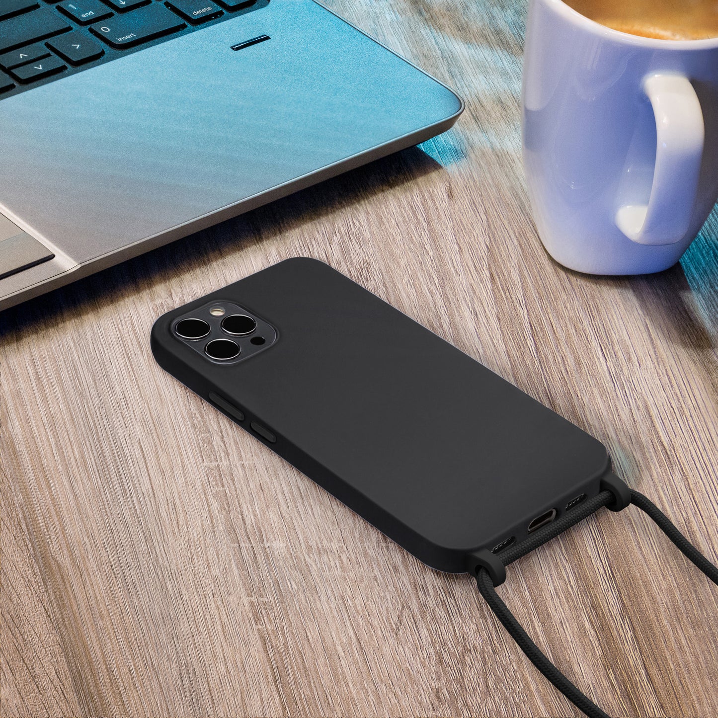 Mobilize Lanyard Gelly Case For Samsung Galaxy A05S Black