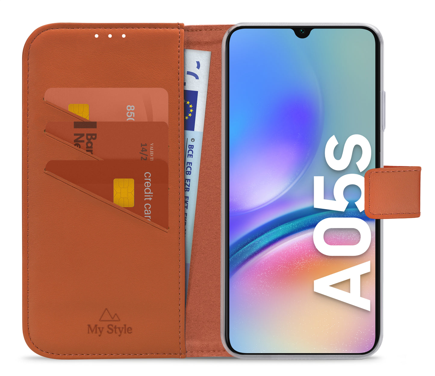 My Style Flex Wallet For Samsung Galaxy A05S Rust Red