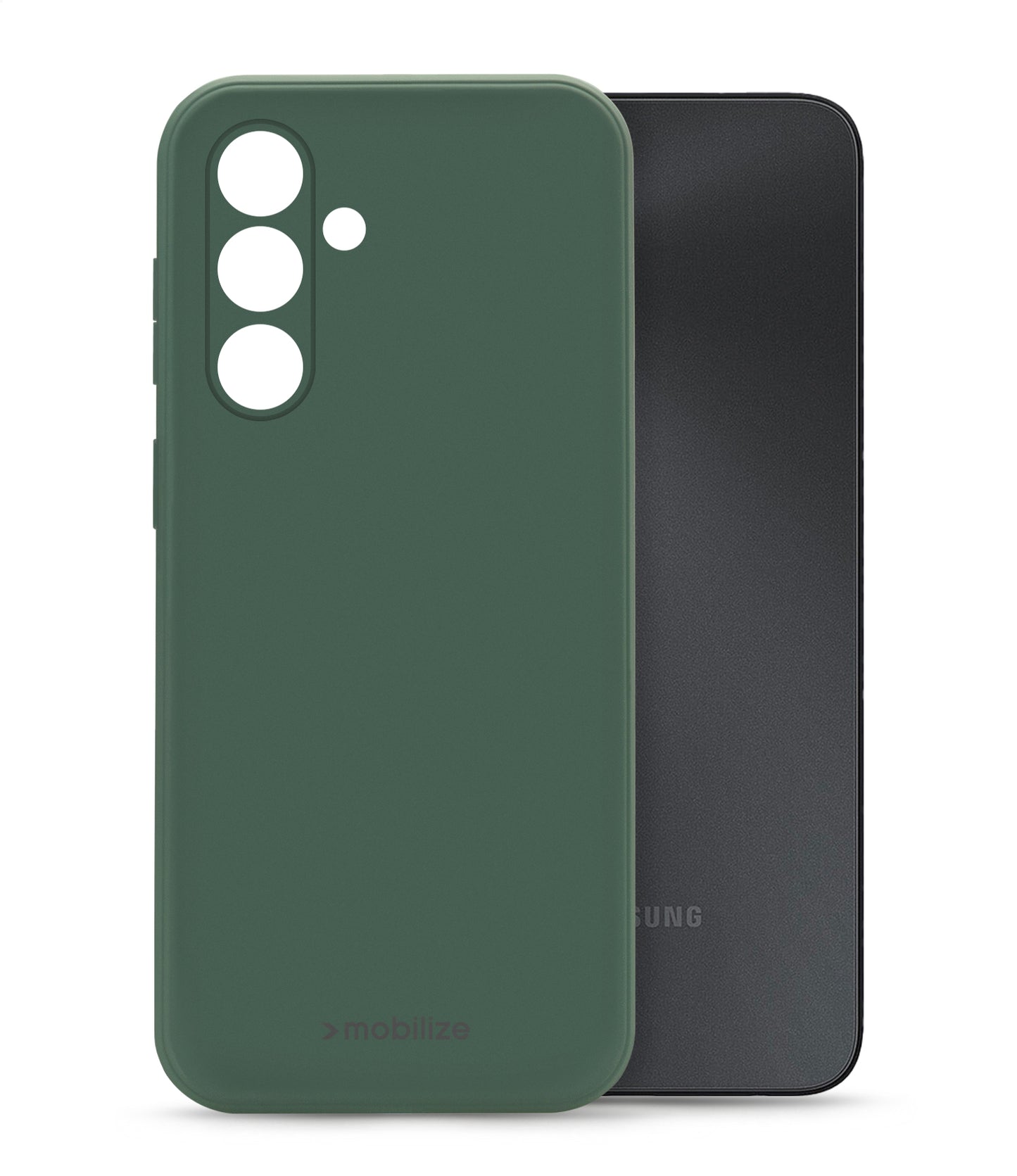 Mobilize Rubber Gelly Case Samsung Galaxy A05S Matt Green