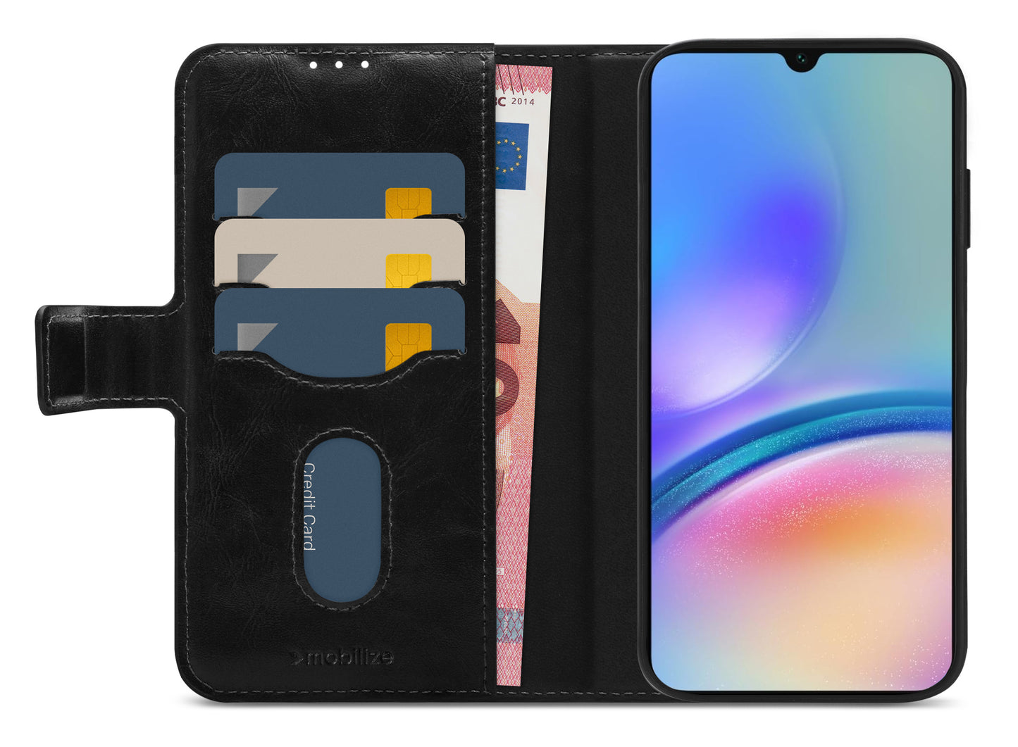 Mobilize 2In1 Magnet Gelly Wallet Case Samsung Galaxy A05S Black