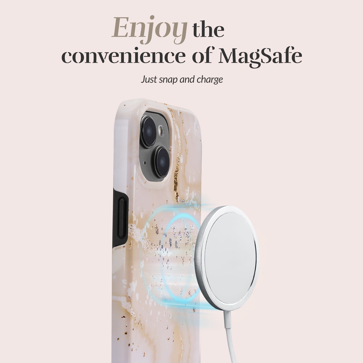 Mio By Mobilize Mio Gold Marble Magsafe Compatible For Iphone 13 Pro
