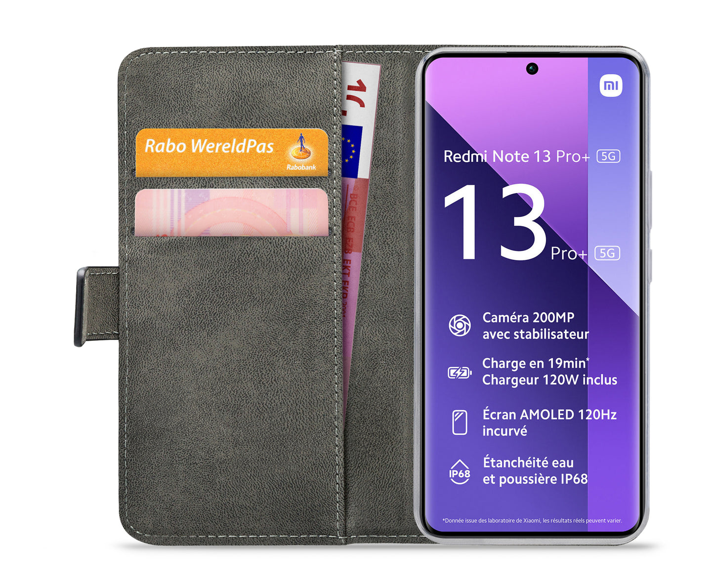 Mobilize Classic Gelly Wallet Book Case Xiaomi Redmi Note 13 Pro+ 5G Black
