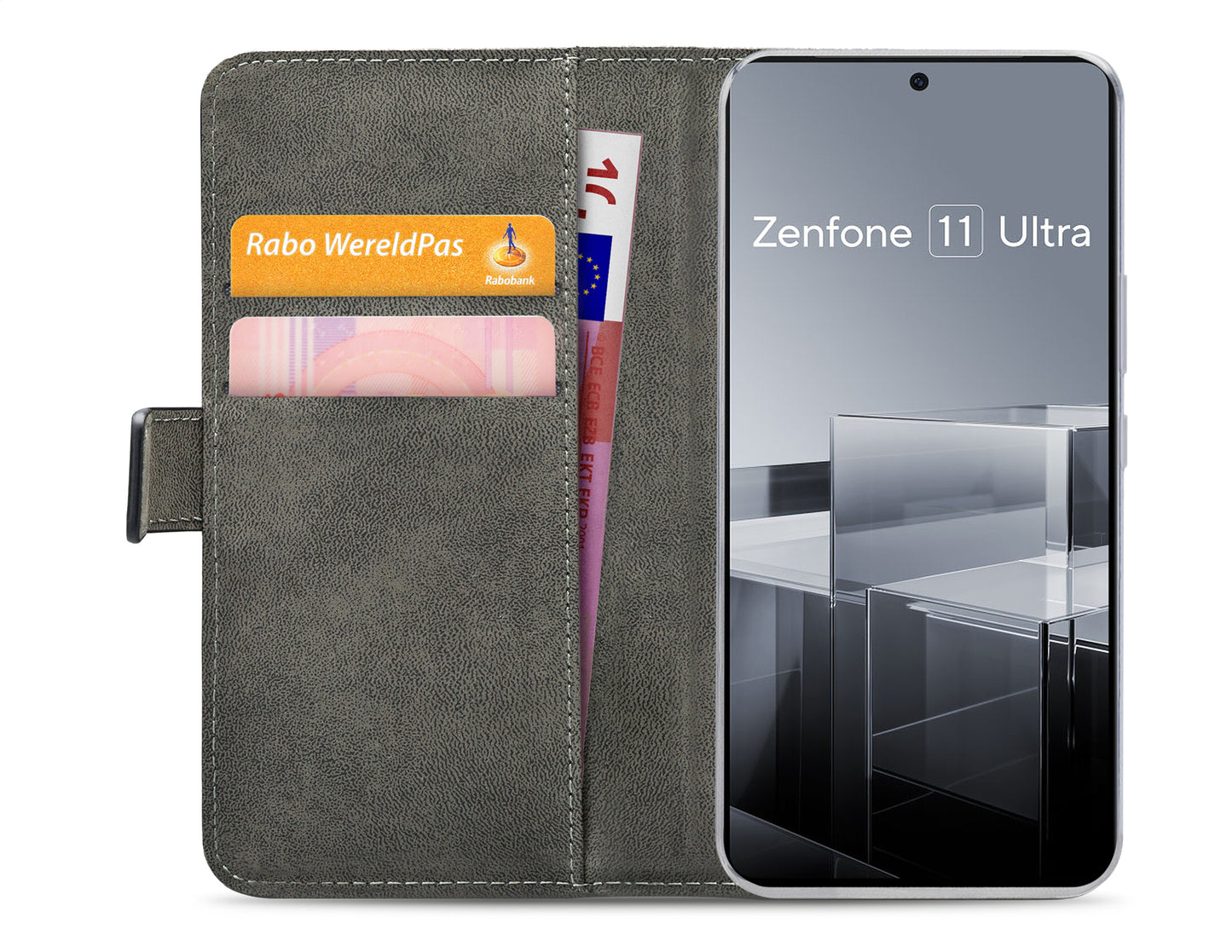 Mobilize Classic Gelly Wallet Book Case Asus Zenfone 11 Ultra Black