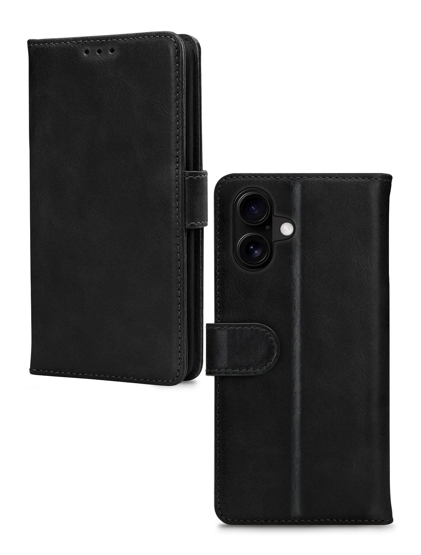 Mobilize Premium Gelly Wallet Book Case Apple Iphone 16 Plus Black