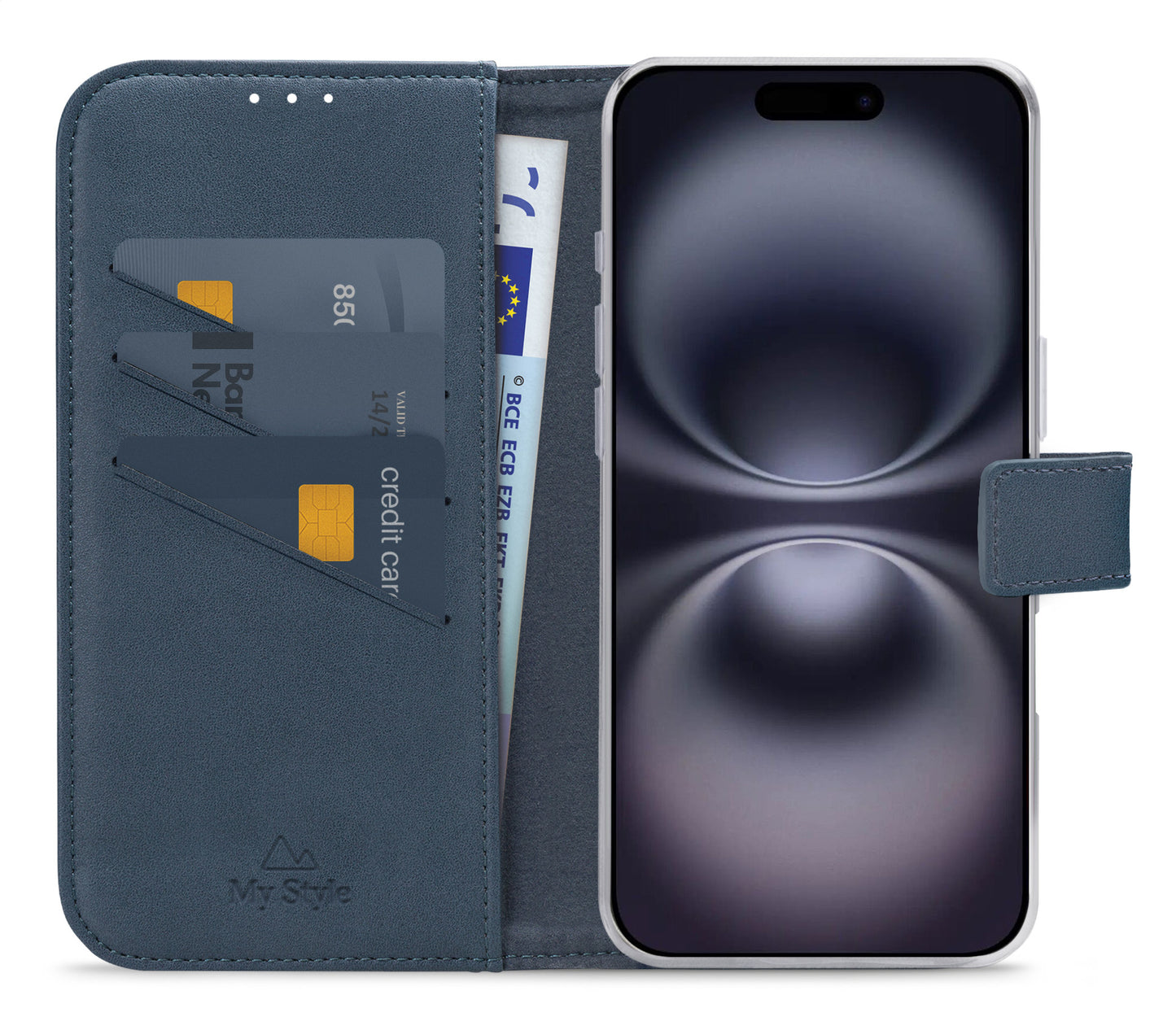 My Style Flex Wallet For Apple Iphone 16 Plus Ocean Blue
