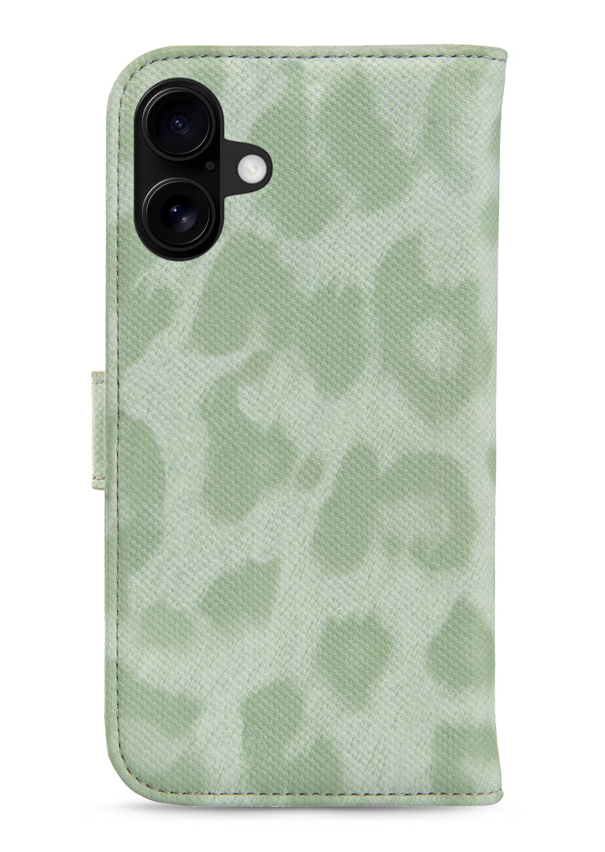 My Style Flex Wallet For Apple Iphone 16 Green Leopard