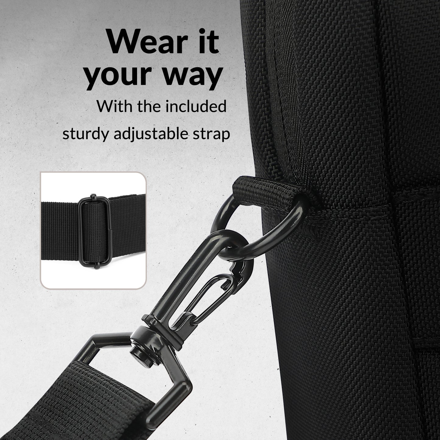 Mobilize Waterresistant Laptop Bag Up To 16Inch Black