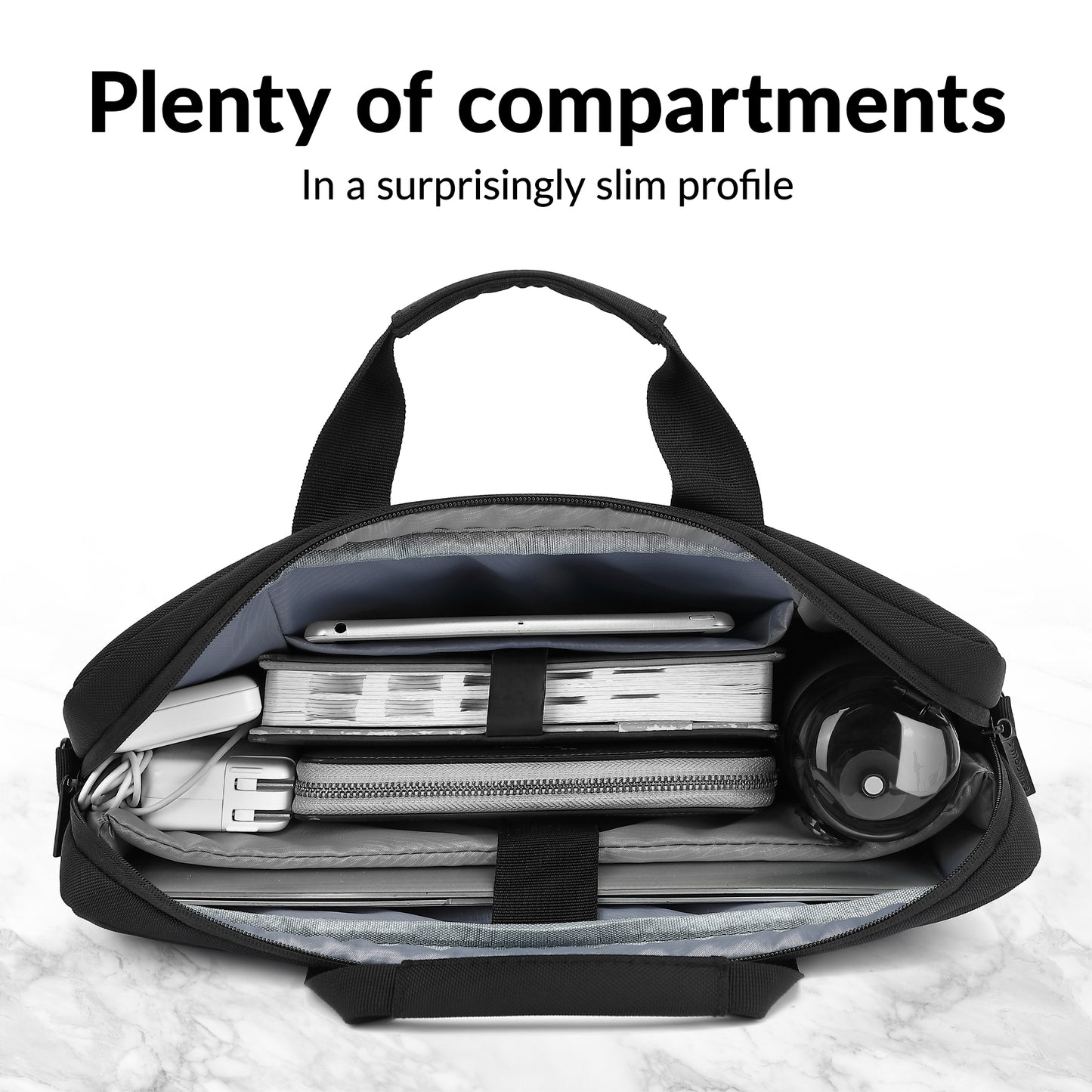 Mobilize Waterresistant Laptop Bag Up To 16Inch Black