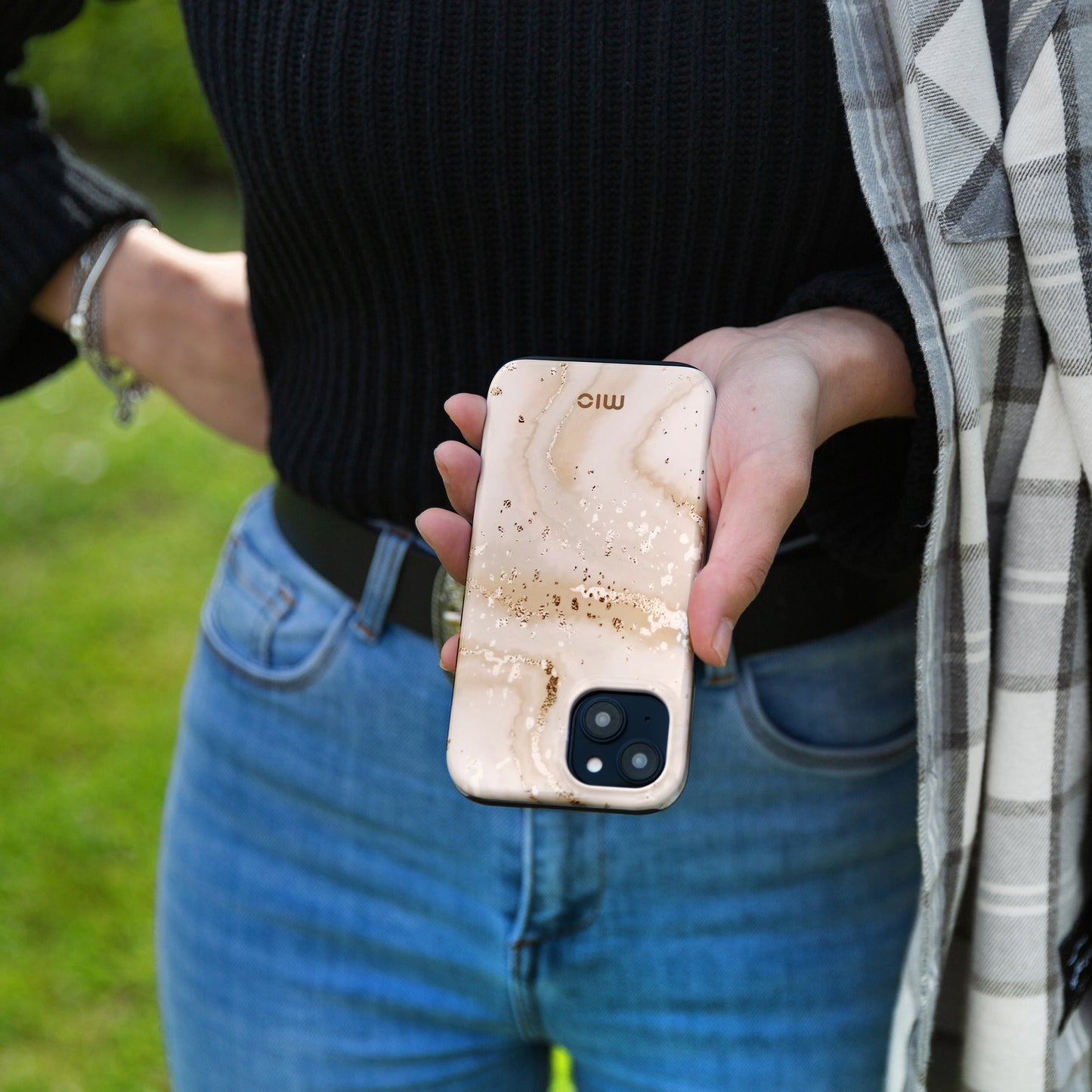 Mio By Mobilize Mio Gold Marble Magsafe Compatible For Iphone 16 Plus