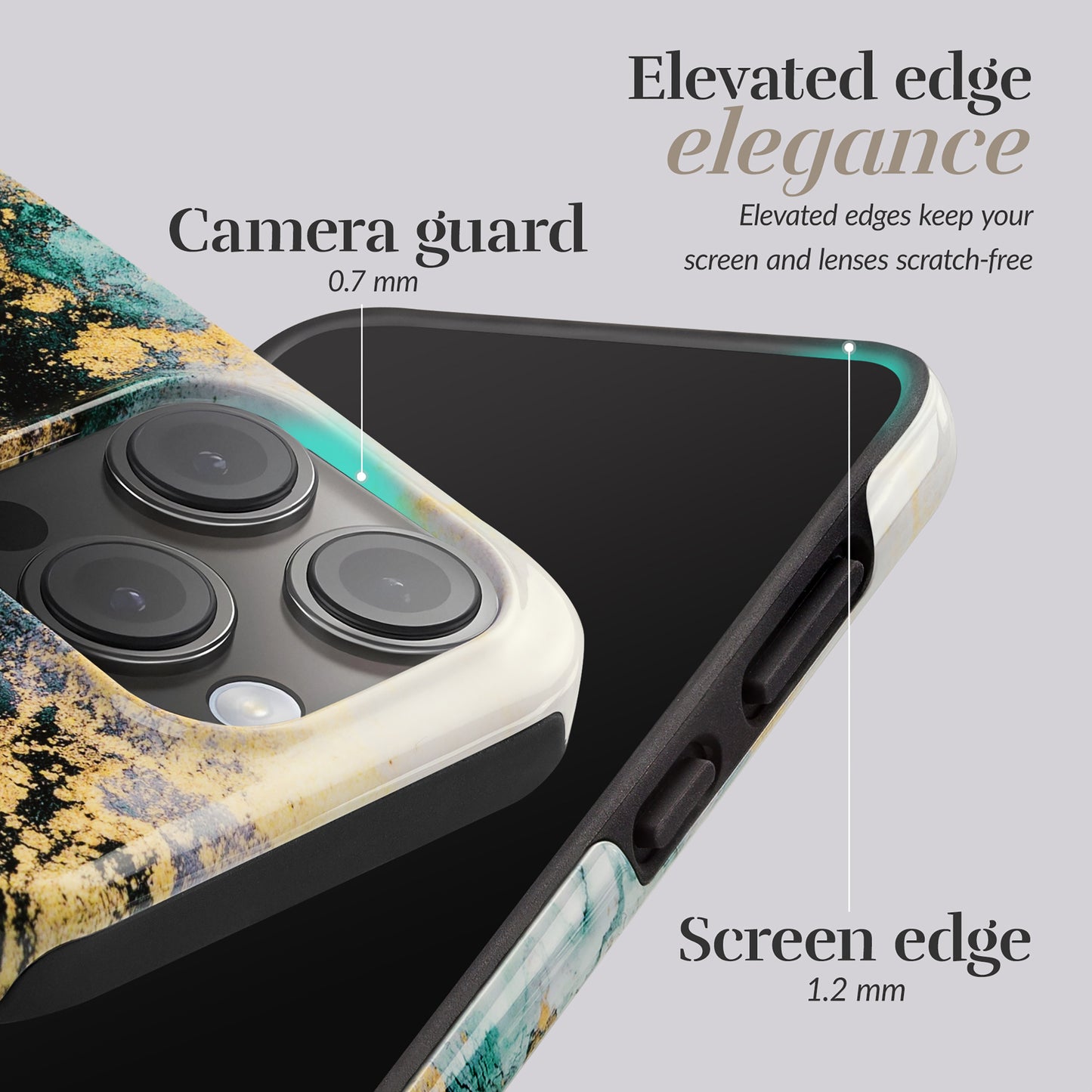 Mio By Mobilize Mio Green Marble Magsafe Compatible For Iphone 16 Pro Max