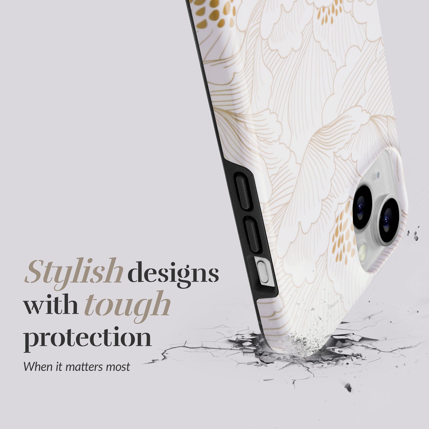 Mio By Mobilize Mio White Roses Magsafe Compatible For Iphone 16 Plus