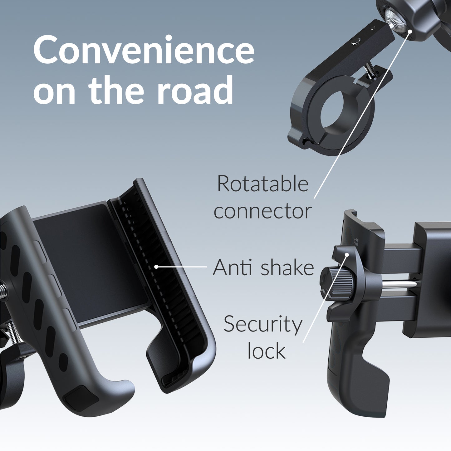 Mobilize Quick Lock Bike Holder Black