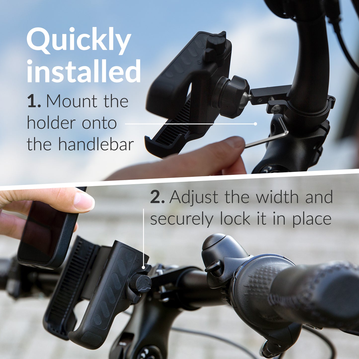 Mobilize Quick Lock Bike Holder Black