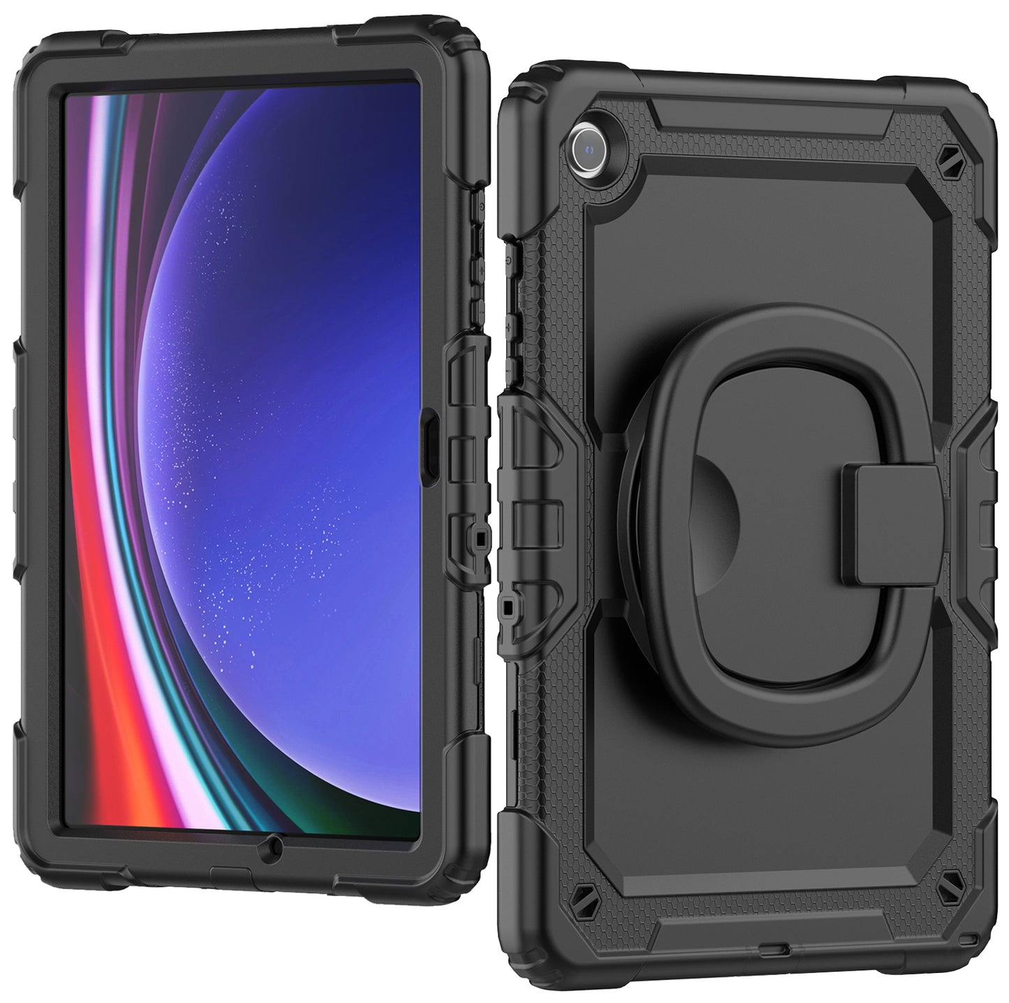 Mobilize Rotating Defender Case Stand Function For Samsung Galaxy Tab A9+ 11 Black