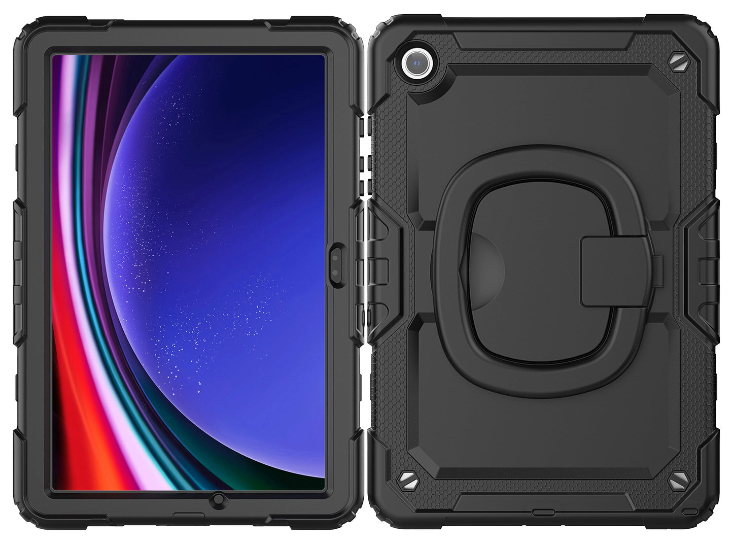 Mobilize Rotating Defender Case Stand Function For Samsung Galaxy Tab A9+ 11 Black