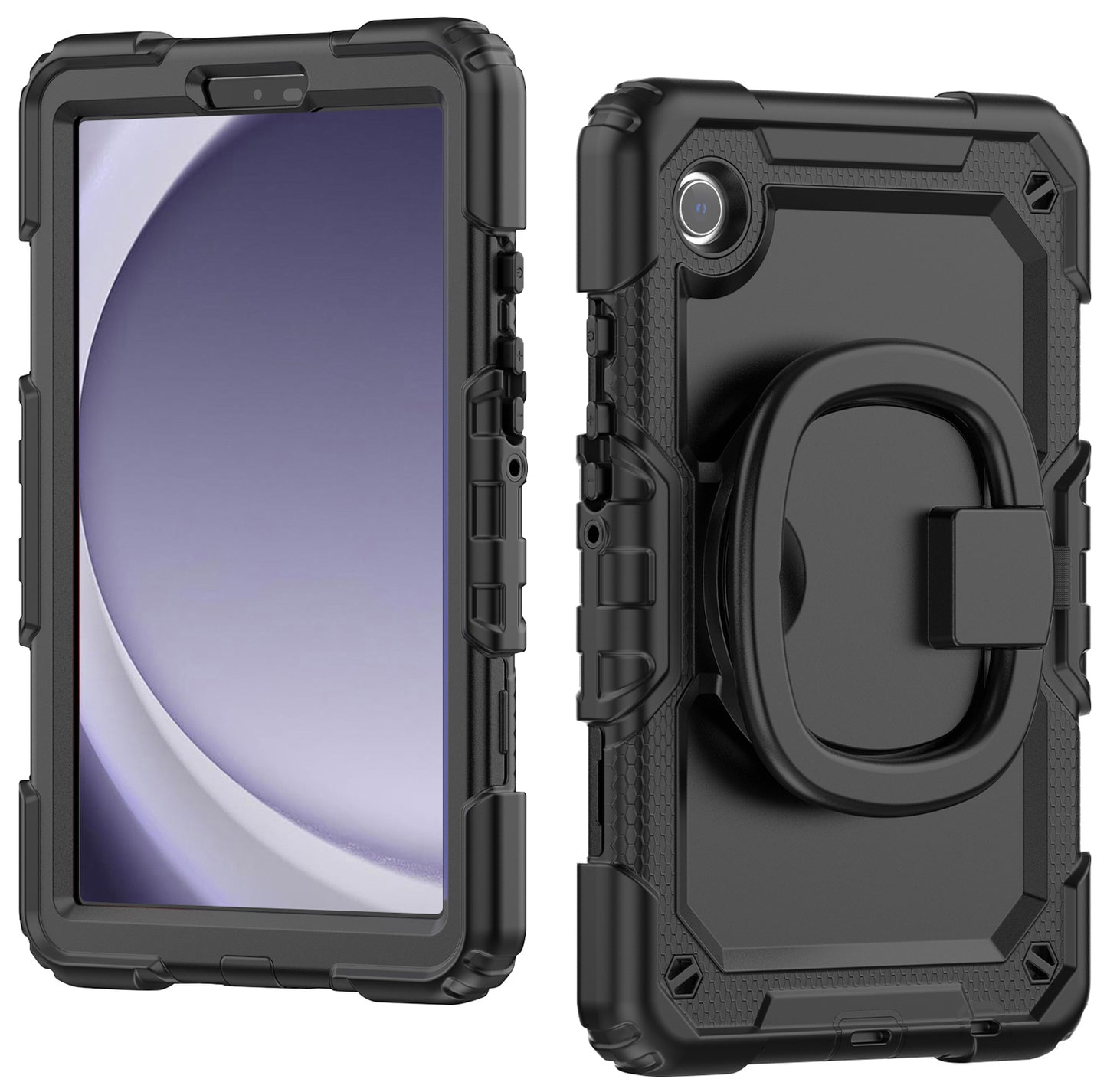 Mobilize Rotating Defender Case Stand Function For Samsung Galaxy Tab A9 8.7 Black