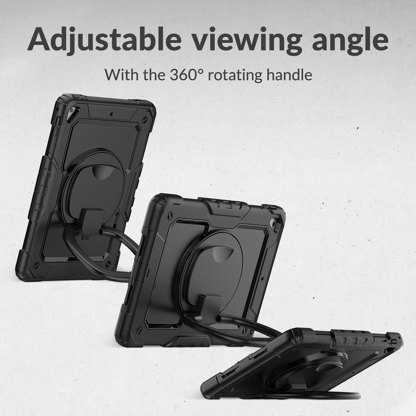 Mobilize Rotating Defender Case Stand Function For Samsung Galaxy Tab S9 Ultra/S10 Ultra 14.6 Black