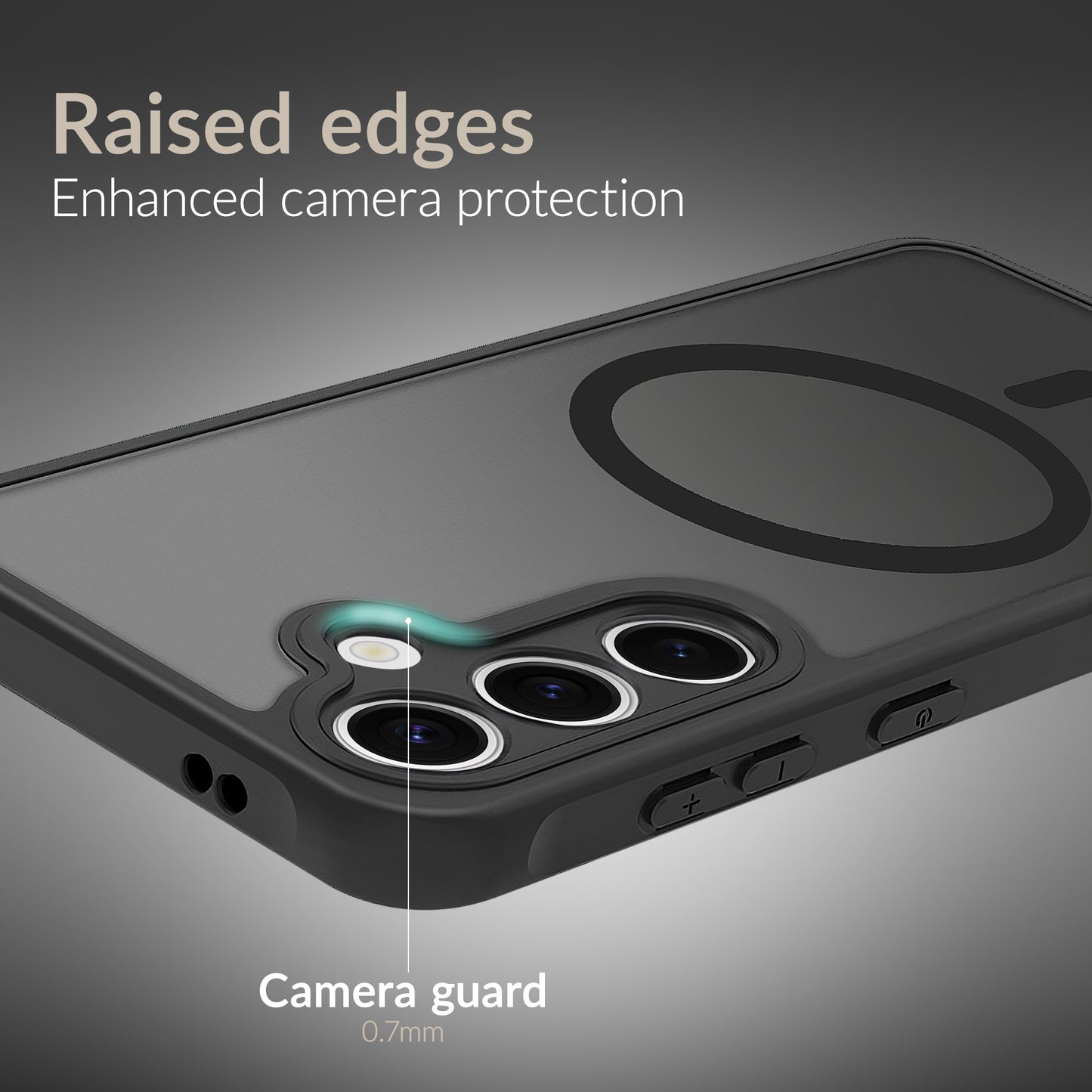 Mobilize Magsafe Compatible Hybrid Case Samsung Galaxy S24 Fe Black