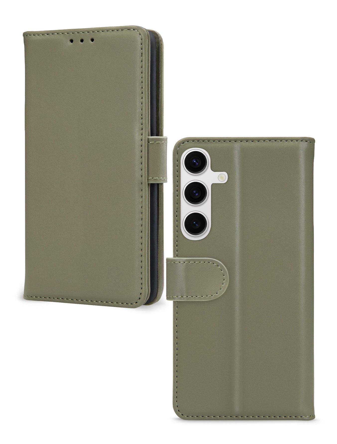 Mobilize Premium Gelly Wallet Book Case Samsung Galaxy S24 Fe Green