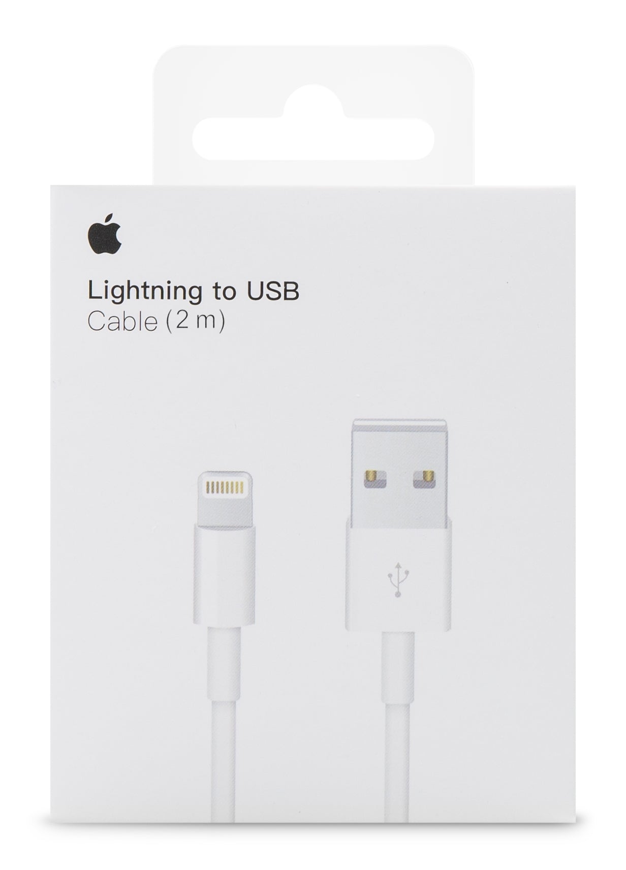 Apple Md819Zm/A Apple Lightning To Usb Cable 2M. White