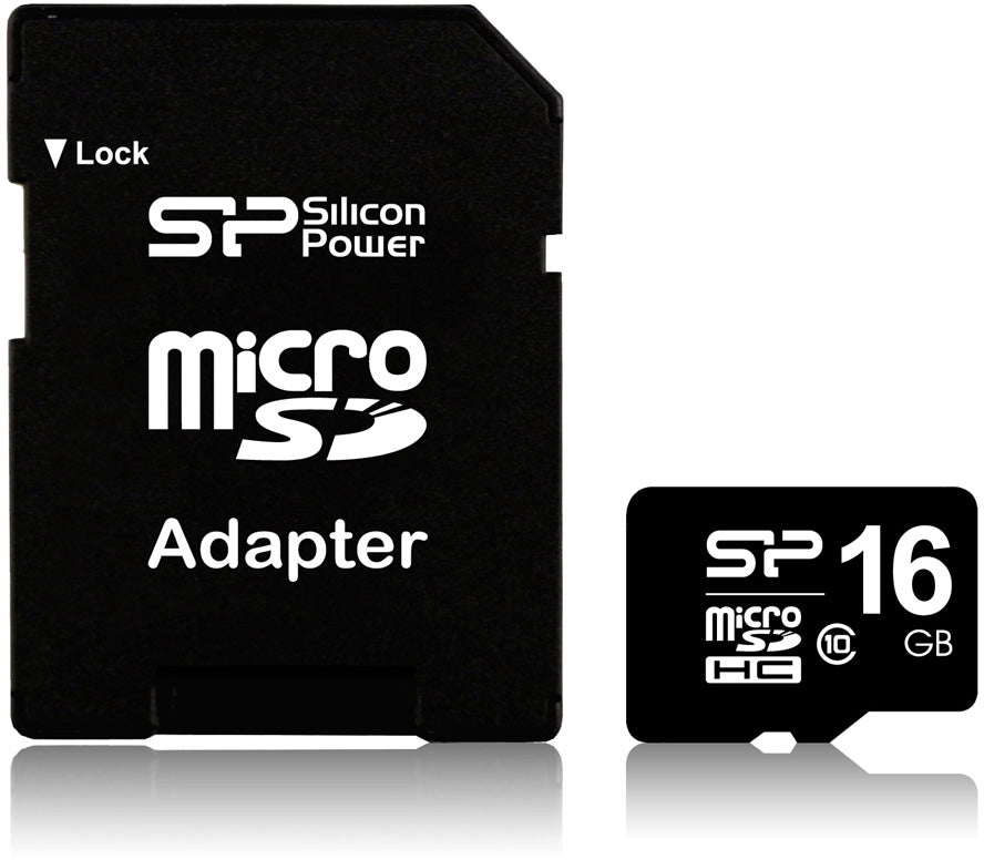 Silicon Power Micro Sdhc Incl. Sd Adapter 16Gb Class 10