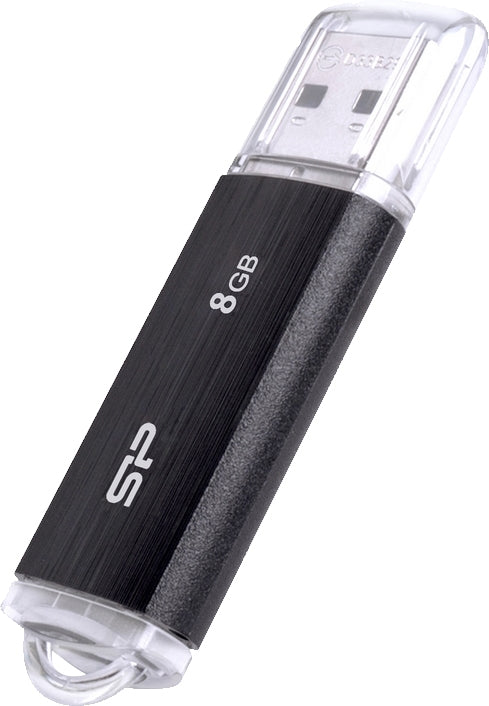 Silicon Power U02 Ultima Usb Pendrive 8Gb Usb 2.0 Black