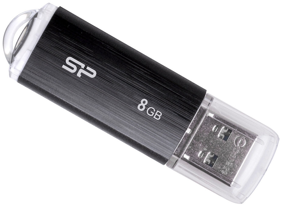 Silicon Power U02 Ultima Usb Pendrive 8Gb Usb 2.0 Black