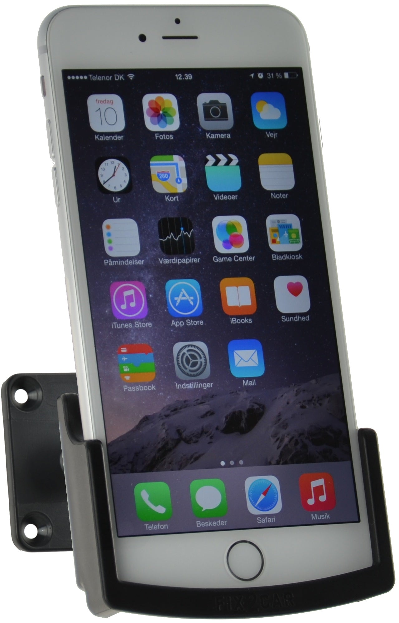 Kram 60276 Kram Fix2Car Passive Holder Tilt Swivel Apple Iphone 6S Plus/7 Plus/8 Plus