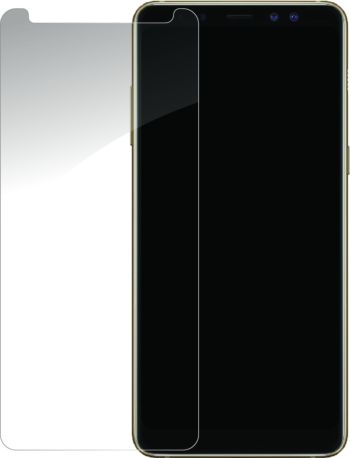 Mobilize Glass Screen Protector Samsung Galaxy A8+ 2018