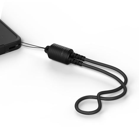 Lifeproof Lifeactiv Charge/Sync Lanyard Cable Micro Usb Black