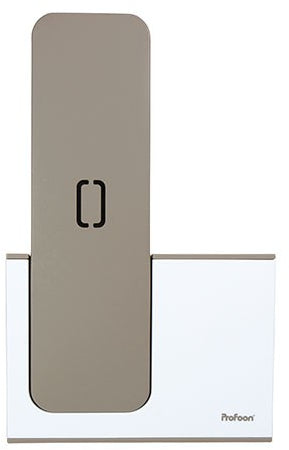 Profoon Pdx-8400 Profoon Dect Telefoon White/Taupe