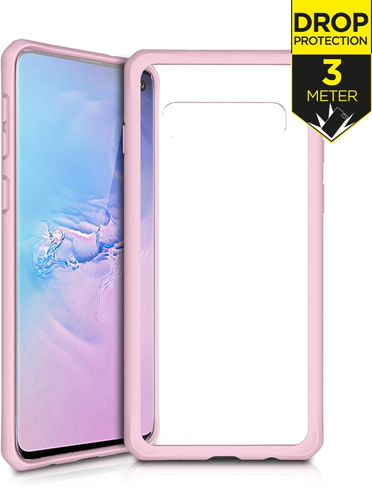Itskins Level 2 Hybridsolid For Samsung Galaxy S10+ Pink/Transparent