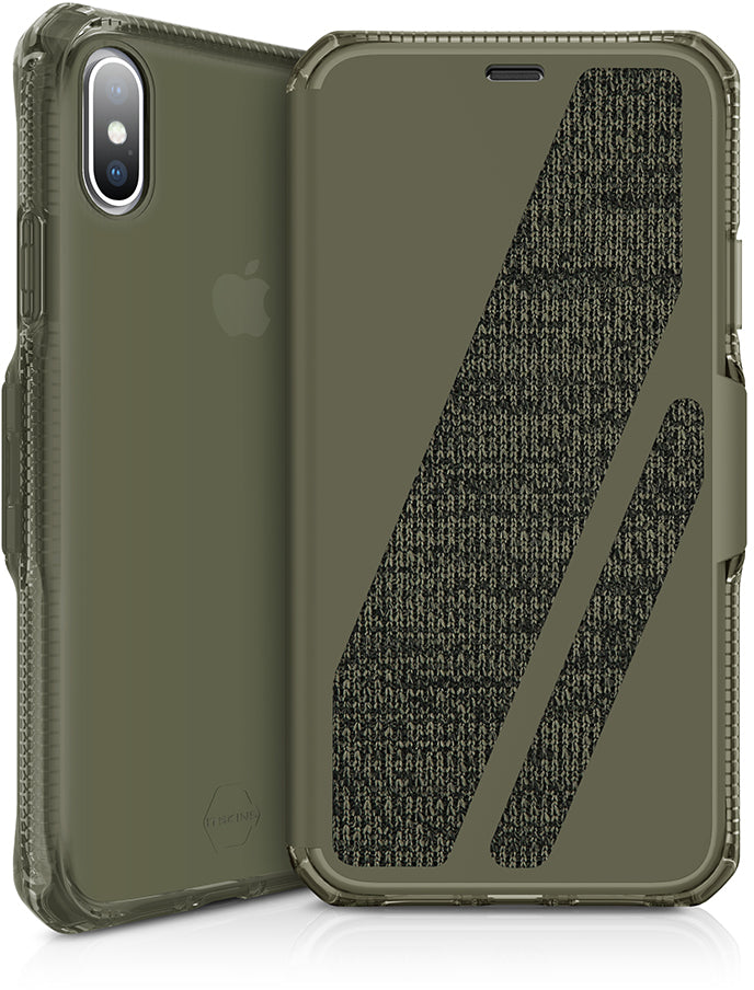Itskins Level 2 Spectrumfolio For Apple Iphone Xs Max Kaki