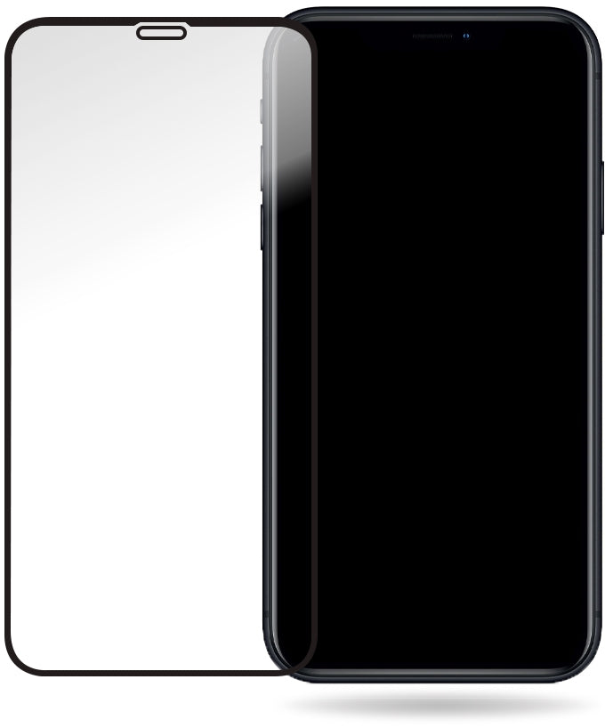 Mobilize Glass Screen Protector - Black Frame - Apple Iphone Xr/11