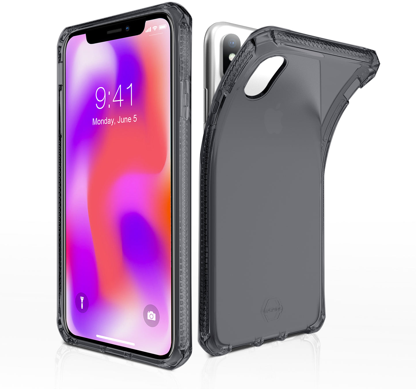Itskins Level 2 Spectrumclear For Apple Iphone X/Xs Black