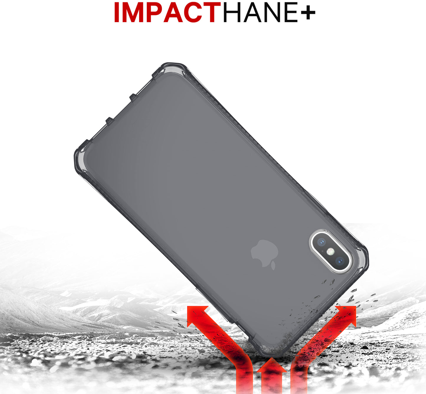 Itskins Level 2 Spectrumclear For Apple Iphone X/Xs Black