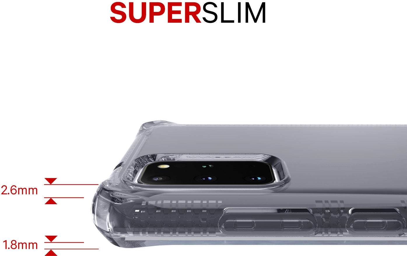 Itskins Level 2 Spectrumclear For Samsung Galaxy S20+/S20+ 5G Black